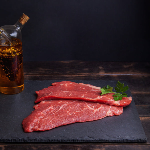 Grass Fed Beef premium minute steak  (quick frozen, un-aged)