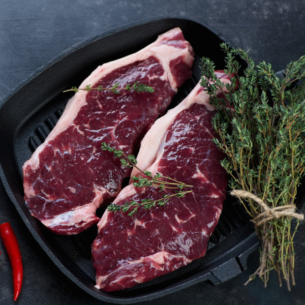 Grass fed beef sirloin steak (chilled)