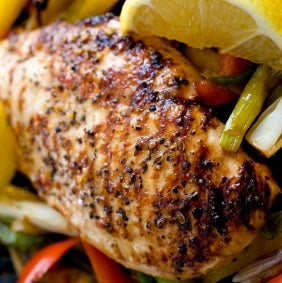 Free Range Chicken Breast Extra Large (Supreme) (quick frozen un-aged, boned, skin on)