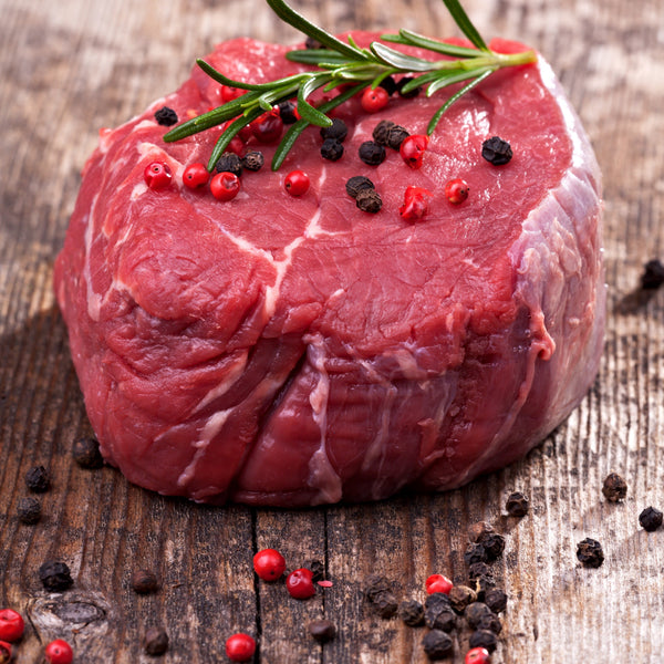 Grass fed beef fillet steak (chilled, 21 day aged)