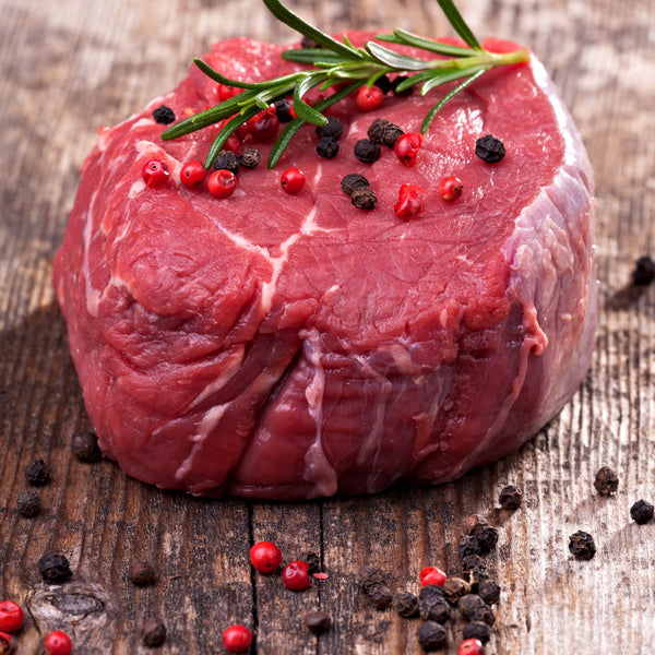 Grass Fed Beef fillet steak (quick frozen, un-aged)