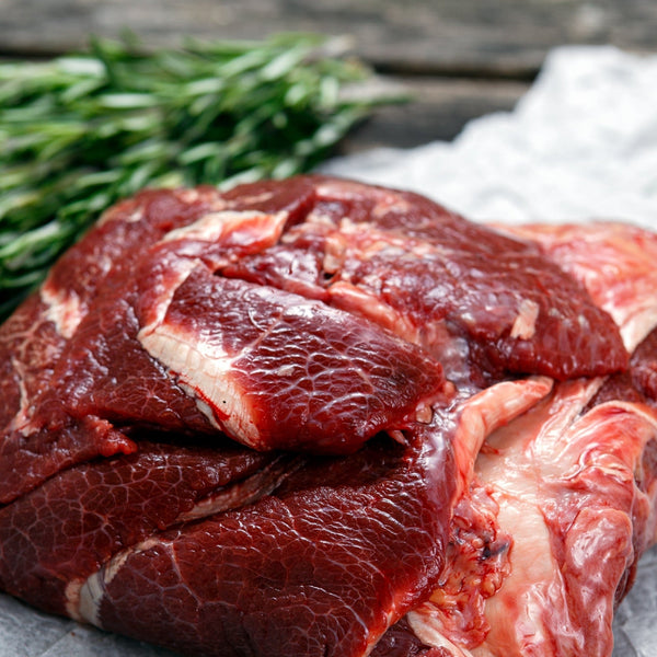Grass Fed Beef ox cheek (untrimmed) (frozen)