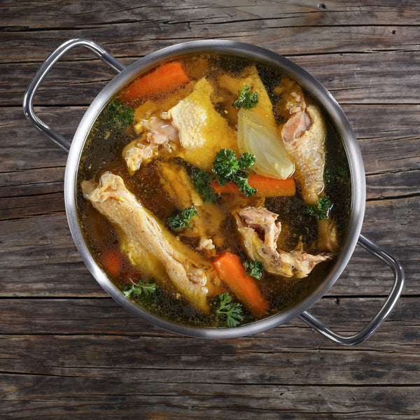 Free Range Chicken carcase (quick frozen un-aged)