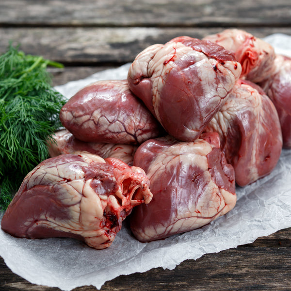 Grass fed lamb heart whole (quick frozen, un-aged)