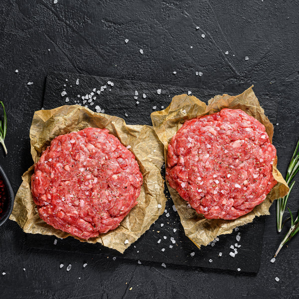 No grain grass-fed beef burger (additive free, grain free, gluten free, frozen)