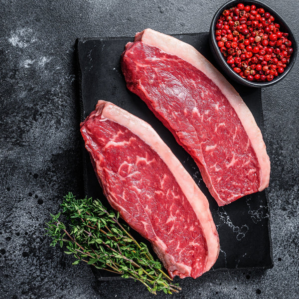 Grass fed Beef rump steak (quick frozen, un-aged)