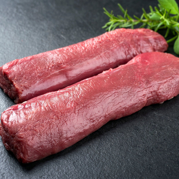 Wild venison trimmed loin (un-aged, quick frozen)