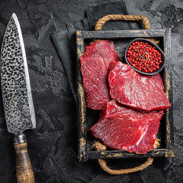 Wild Venison steak (quick frozen, un-aged) (min 150g)